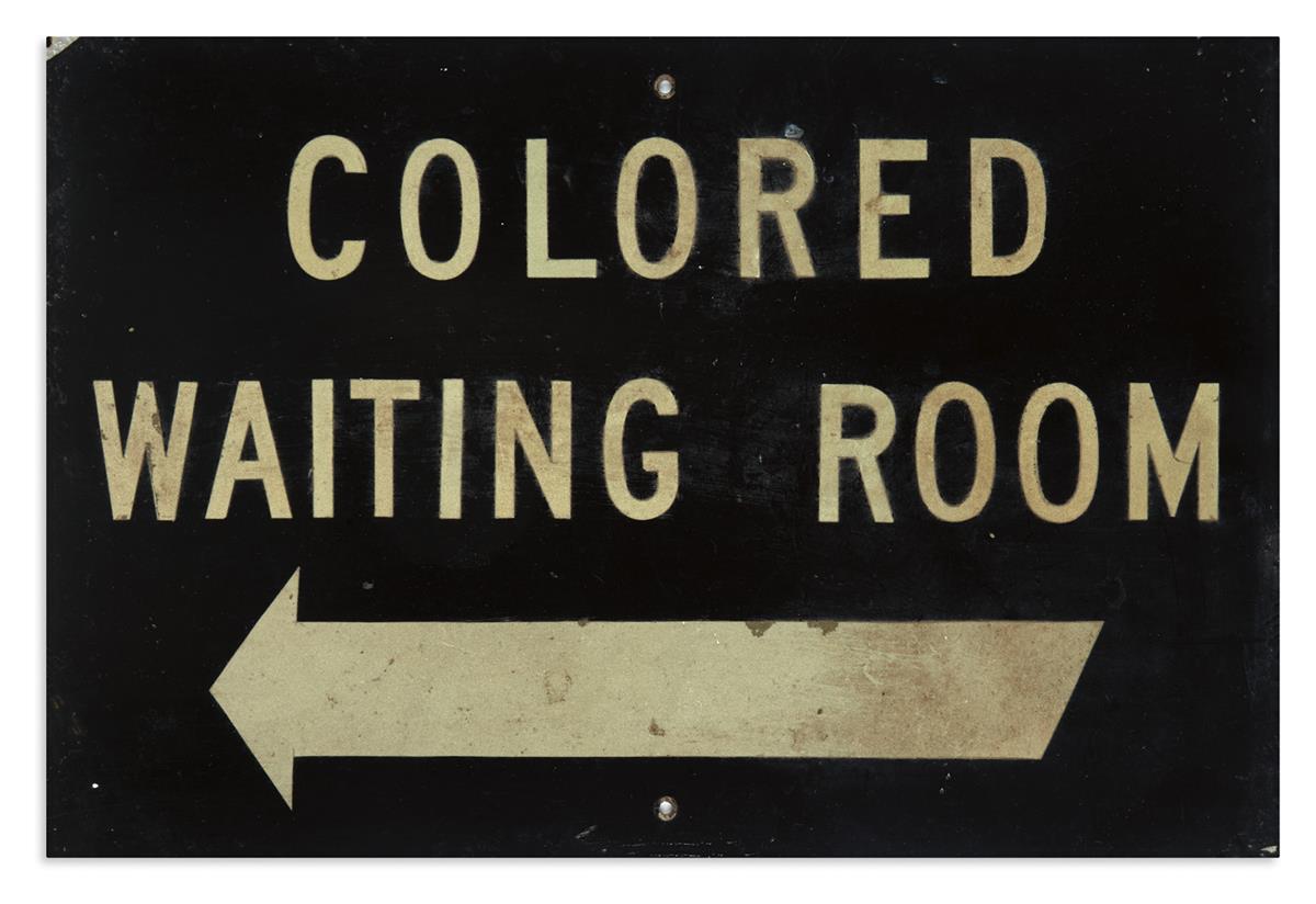(CIVIL RIGHTS--SEGREGATION.) Colored Waiting Room.